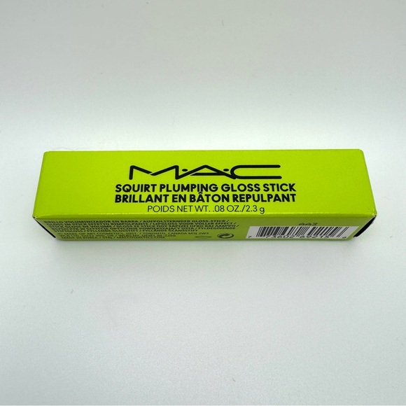 MAC Squirt Plumping Gloss #15 Like Squirt Lime Transparent Lip Gloss w/Pouch NIB - Picture 4 of 9